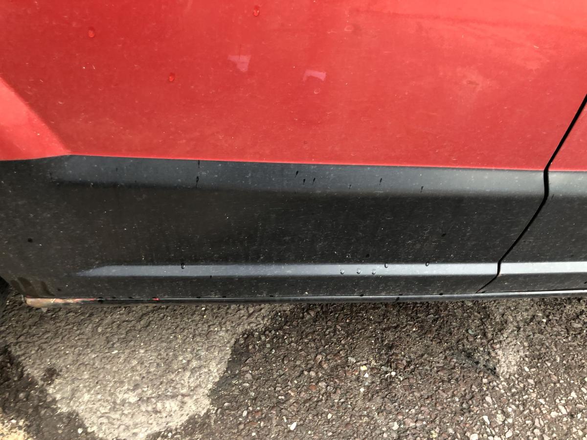 Dodge Caliber PK T&uuml;r hinten rechts Fondt&uuml;r im Rohbau weinrot Anrostungen Falz